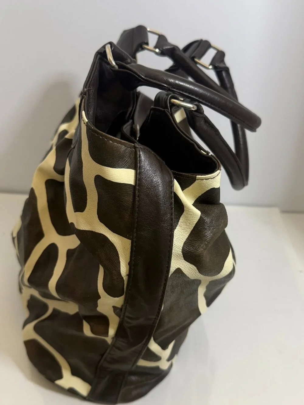 Payless Giraffe Print Hobo Bag